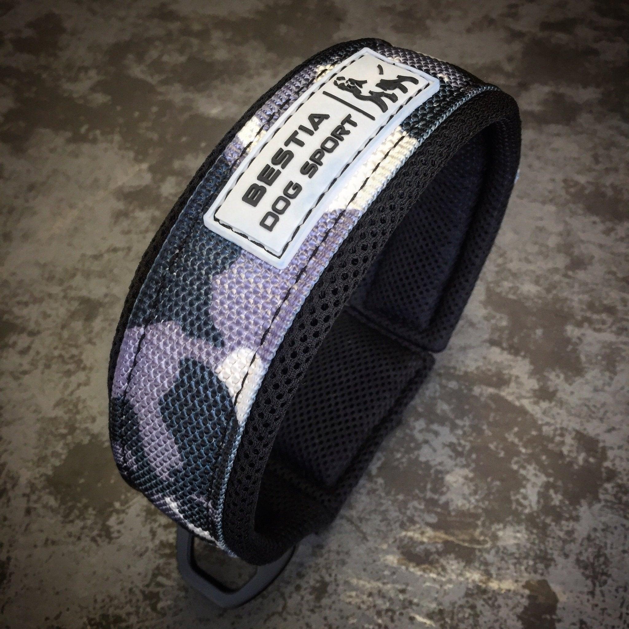 BESTIA Ultra Heavy Duty Sport Dog Collar - 2" Wide Fast Release Buckle - Machine Washable